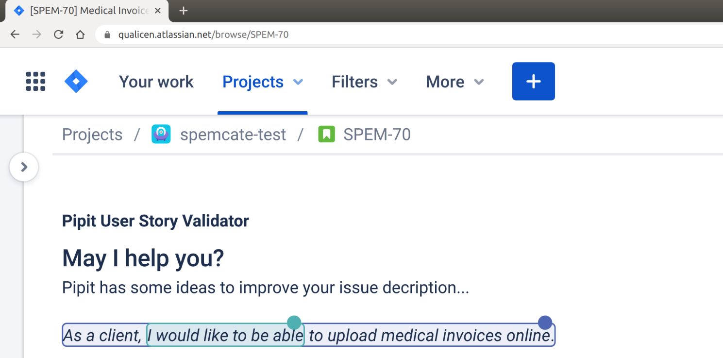 Pipit - The user story validator for Jira