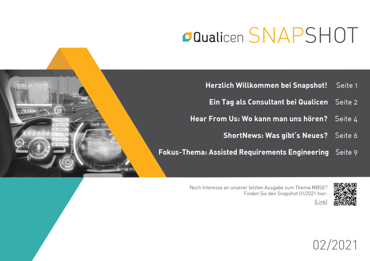 Qualicen Snapshot – Ausgabe 2/2021 [in German]